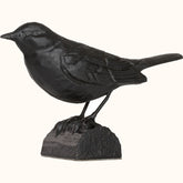 Drozd čierny liatinová soška