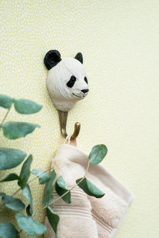 vešiak háčik na stenu panda