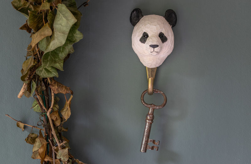 drevený vešiak na kľúč panda Wildlife Garden